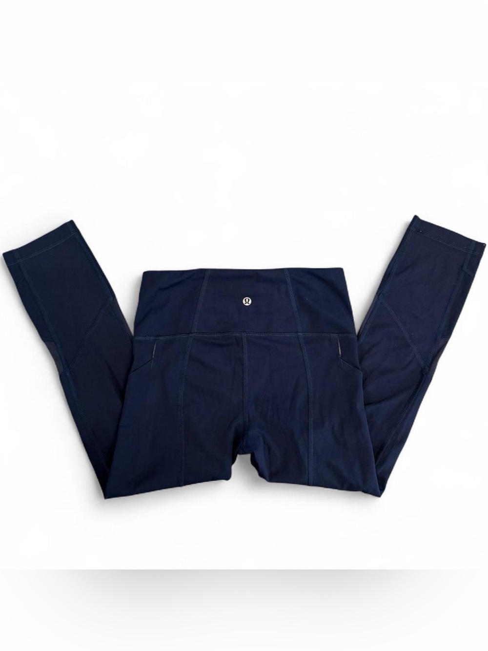 Lululemon Fast and Free High-Rise Crop 23" Navy Blue Size 4